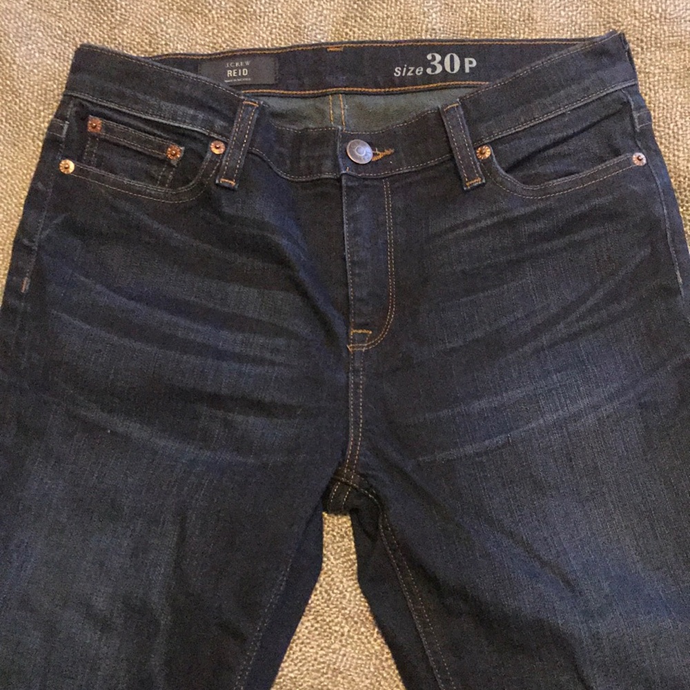 J. Crew Reid petite skinny jeans, dark wash